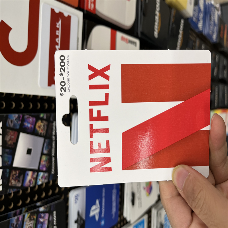 专属NETFLEX 礼品卡giftcard应用场景