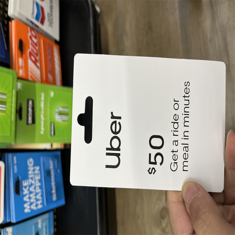 专属Uber 应用场景giftcard礼品卡